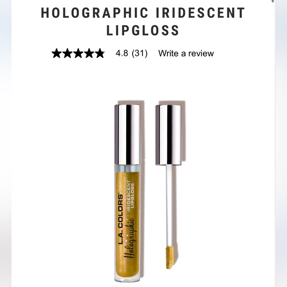 (2) L.A. Colors Holographic Iridescent Lipgloss Bundle - Picture 3 of 6